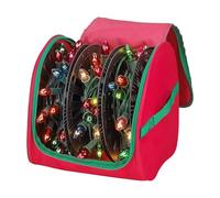 Sac De Rangement Pour Guirlandes Lumineuses De Noël - Organisateurs Et Rangements De Noël Imperméables,Solution de Stockage pour Maison Jardin Bureau | Sac de Transport pour Fêtes Voyage Saisonnières
