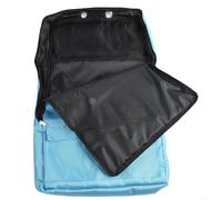 Sac de rangement pour harnais de cheval avec construction imperméable, 3 crochets pour suspendre la bride et le licol - Plusieurs poches pour garder vos punaises organisées (bleu sarcelle foncé)