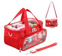 Sac de rangement pour haut-parleur | Sac de rangement pour personnages Tonie, sac de transport pour haut-parleur, sac de rangement de protection pour audio avec bandoulière et barre de poignée,