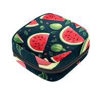 Sac de rangement pour hygiénique, support de coussin d'allaitement, sac à fermeture éclair, sacs de période menstruelle, pastèque - 1792 - Organiseur de tampons menstruels féminins