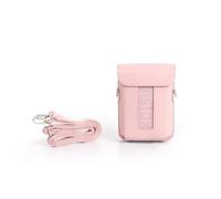 Sac de rangement pour imprimante Instax Mini Link 3, étui en cuir vintage avec bandoulière en polyuréthane, étanche, anti-chute, étui de protection avec bandoulière, rose, Sac de rangement pour