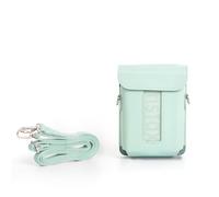 Sac de rangement pour imprimante Instax Mini Link 3, étui en cuir vintage avec bandoulière en polyuréthane, étanche, anti-chute, étui de protection avec bandoulière, Vert, Sac de rangement pour