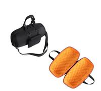 Sac de Rangement pour JBL Xtreme 5, Sac de Transport Portable, Sac à Bandoulière, Protecteur Anti-Rayures, 39 x 20 x 17cm (Doublure Orange)