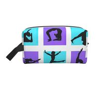 Sac de rangement pour jeux de gymnastique, trousse de toilette, trousse de maquillage, sac de papeterie, sac de voyage, sac de rangement quotidien, blanc, Taille unique