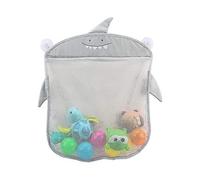 Sac De Rangement Pour Jouets De Bain Pour Bébé - Filet De Rangement Étanche Pour Accessoires De Salle De Bain - 40 X 35 Cm - Gris