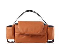 Sac de rangement pour landau avec porte-gobelets isothermes, grand espace de rangement, organiseur de poussettes avec porte-gobelets isothermes, grand espace de rangement