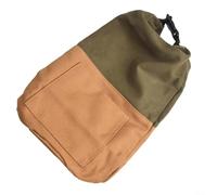 Sac de rangement pour lanterne de camping en toile avec grande capacité et poche extérieure, housse de lampe à huile au kérosène pour randonnée et utilisation en extérieur, vert (mélange de couleurs)