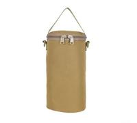 Sac de rangement pour lanterne de camping, sac de protection cylindrique avec fermeture éclair de sécurité et sangle réglable, pour lanternes, réservoirs, pique-nique, randonnée (jaune, taille S)
