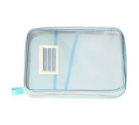 Sac de rangement pour livres à double fermeture éclair - Grande capacité - Organiseur de devoirs avec 3 couches pour étudiants et enseignants