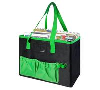 Sac de rangement pour loisirs créatifs, sac de rangement pour couture et scrapbooking, organiseur artistique, organiseur de voiture pour fournitures d'outils, sac avec poignée pour multi-usages