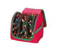 Sac De Rangement Pour Lumières De Noël, Boîte De Rangement Pour Décorations De Noëls, Sac Tonneau Pour Organisateur D'ornements De Guirlandes De Noël Avec Poignées Renforcées, Robuste Et Indéchirable
