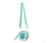 Sac de rangement pour machine à histoire, sac à bandoulière portable avec poignée pour Yoto Mini (édition 2024), 12 x 12 x 11,5 cm (bleu)