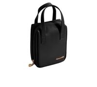 Sac de Rangement pour Maquillage Portable Girl Makeup Bag Women Handbag Pouch Toiletry Bag Make Up Organizer Case Waterproof Wash Kit Travel Cosmetic Bag(A-Black)