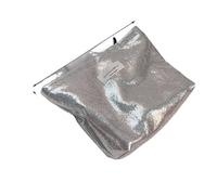 Sac de Rangement pour Maquillage Portable Girl Makeup Bag Women Handbag Pouch Toiletry Bag Make Up Organizer Case Waterproof Wash Kit Travel Cosmetic Bag(B-Sliver)