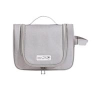 Sac de Rangement pour Maquillage Portable Women Hanging Toiletry Bag Travel Outdoor Camping Men Makeup Bags Beautician Pouch Bathroom Electronic Gadgets Supplies(Gray)