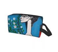 Sac de Rangement pour Maquillage Trousse de Toilette personnalisée Pablo Picasso, Fille Devant Un Miroir, Trousse for Femme, Maquillage(Color12)