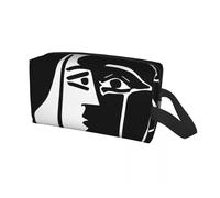Sac de Rangement pour Maquillage Trousse de Toilette personnalisée Pablo Picasso, Fille Devant Un Miroir, Trousse for Femme, Maquillage(Color21)