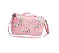 Sac de rangement pour marqueurs à 120 emplacements avec bandoulière réglable - Haute capacité - Étui de transport pour artiste, rose