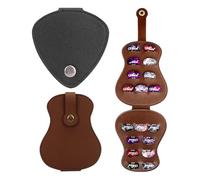 Sac De Rangement Pour Médiator De Guitare 2 Pièces, Support De Médiator De Guitare, Boîte De Rangement Pour Médiator, Accessoires Pour Médiator De Guitare