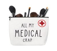 Sac de rangement pour médicaments pour femmes et filles - Sac de rangement en toile pour les voyages, tous mes médicaments, Med1
