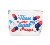 Sac de rangement pour médicaments pour femmes et filles - Sac de rangement en toile pour les voyages, tous mes médicaments, Med5