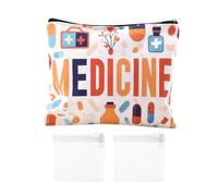 Sac de rangement pour médicaments pour femmes et filles, trousse de toilette médicale pour voyage, pilulier pour médicaments, Med2
