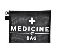 Sac de rangement pour médicaments, sac de voyage portable pour médicaments, sac à main, pochette médicale avec fermeture éclair, Meds3