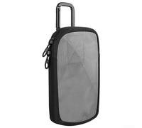 Sac de rangement pour MP3MP4 avec design transparent et mousqueton sécurisé (noir)