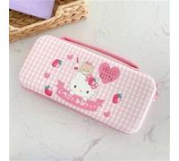 Sac de rangement pour Nintendo Switch motif de dessin animé Hello Kitty Rose G