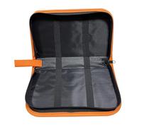 Sac de rangement pour outils avec bandes élastiques et étui compact à fermeture éclair pour accessoires de fer à souder, outils à main, réparation à domicile et rangement d'atelier, petite pochette de