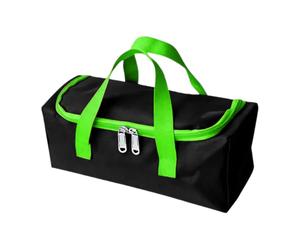 Sac de rangement pour outils avec corps en tissu Oxford, vert | Compartiment spacieux, poignées de transport pour les besoins de service et une utilisation quotidienne