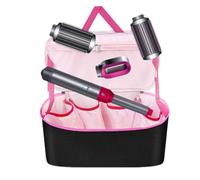 Sac de rangement pour outils capillaires, sac de transport pour outils capillaires - Mallette d'accessoires portable pour bigoudis | Mallette de rangement de voyage avec poche en filet zippée pour le