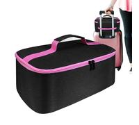 Sac de rangement pour outils capillaires, sac de transport pour outils capillaires, mallette de rangement pour accessoires de bigoudis - Sac de rangement portable de grande capacité pour le camping