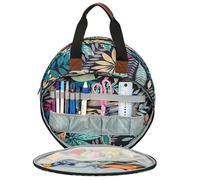 Sac de rangement pour outils de broderie avec compartiments et poches, tissu Oxford, sac de broderie au point de croix, sac de transport pour cadre de broderie, outils de broderie, outils de couture,