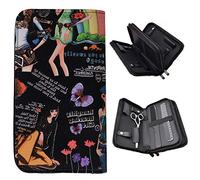 Sac de Rangement pour Outils de Coiffure imperméables de Grande capacité, Ciseaux de Salon de Coiffure Peigne Pochette à Outils de Coiffeur pour Les coiffeurs et Les coiffeurs