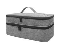 Sac de rangement pour outils de coiffure - organisateur à double couche prêt pour voyage pour bigoudis et sèche-cheveux, étui de protection pour maison, salon et coiffeur