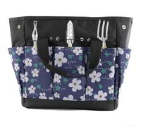 Sac de rangement pour outils de jardin avec plusieurs compartiments et fabriqué à partir de tissu Oxford 600D (A)