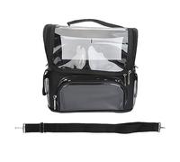 Sac de Rangement pour Outils de Rasage, Sac à Outils de barbier de Grande capacité, Sac de Rangement Multifonctionnel pour styliste pour Salon et Maison, Support d'outils de