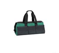 Sac de rangement pour outils fabriqué à partir de tissu 1680D avec un grand volume intérieur, une large entrée et six poches extérieures pour un rangement systématique (33 cm)