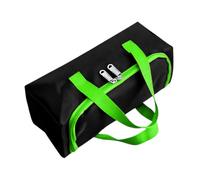 Sac de rangement pour outils portable en tissu Oxford avec double - Vert | Poignées de transport pour garage ou véhicule