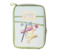 Sac de rangement pour papeterie - Portefeuille organiseur de fichiers étanche | Sac de papeterie transparent | Portefeuille de fichiers avec grande ouverture | Sac organisateur de documents scolaires