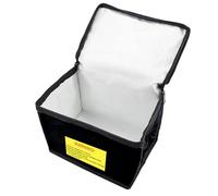 Sac de rangement pour piles | Batteries domestiques résistantes aux flammes F, accessoires de chargeurs, sac de protection, équipement électrique, organiseur de grande capacité pour l'organisation du