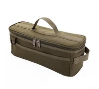 Sac de rangement pour piquets de tente, avec fond en PVC, étui de transport multifonction pour matériel de camping, clous, cordes, outils (vert)