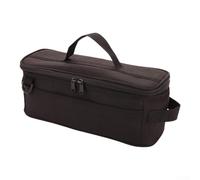 Sac de rangement pour piquets de tente de camping, tissu Oxford léger avec poignées en toile pour un transport et une organisation faciles (noir)