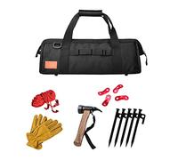 Sac de rangement pour piquets pour, sac de rangement portable pour piquets | Sac à outils de camping durable et étanche - Grande capacité, poignée élargie, sac de transport