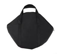 Sac de rangement pour poêle de camping avec poignée pour griller et frire, pochette de transport en tissu Oxford pour accessoires de cuisine en plein air (pour 39-40 cm)