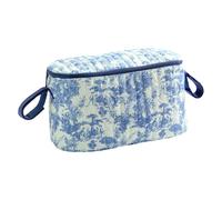 Sac de rangement pour poussette en polyester imprimé floral pour jouets, couches, bouteille d'eau, poussette, sac à suspendre, pochette pour accessoires de landau de bébé
