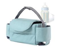 Sac de rangement pour poussette - Grande capacité - Sangles réglables - Sac d'allaitement de voyage pour couches, bouteille d'eau, jouets, téléphones portables Cenmoo