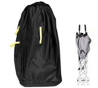 Sac De Rangement Pour Poussette, Sac à Dos De Transport Pour Poussettes Pliantes Avec Bretelles Réglables Pour Aéroports, 420D Oxford Noir 61 * 119.4cm