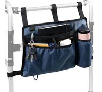 Sac de rangement pour poussette, sac de fauteuil roulant, sac de rangement pour fauteuil roulant, accessoires de fauteuil roulant, sac de fauteuil roulant électrique et manuel lavable en machine pour